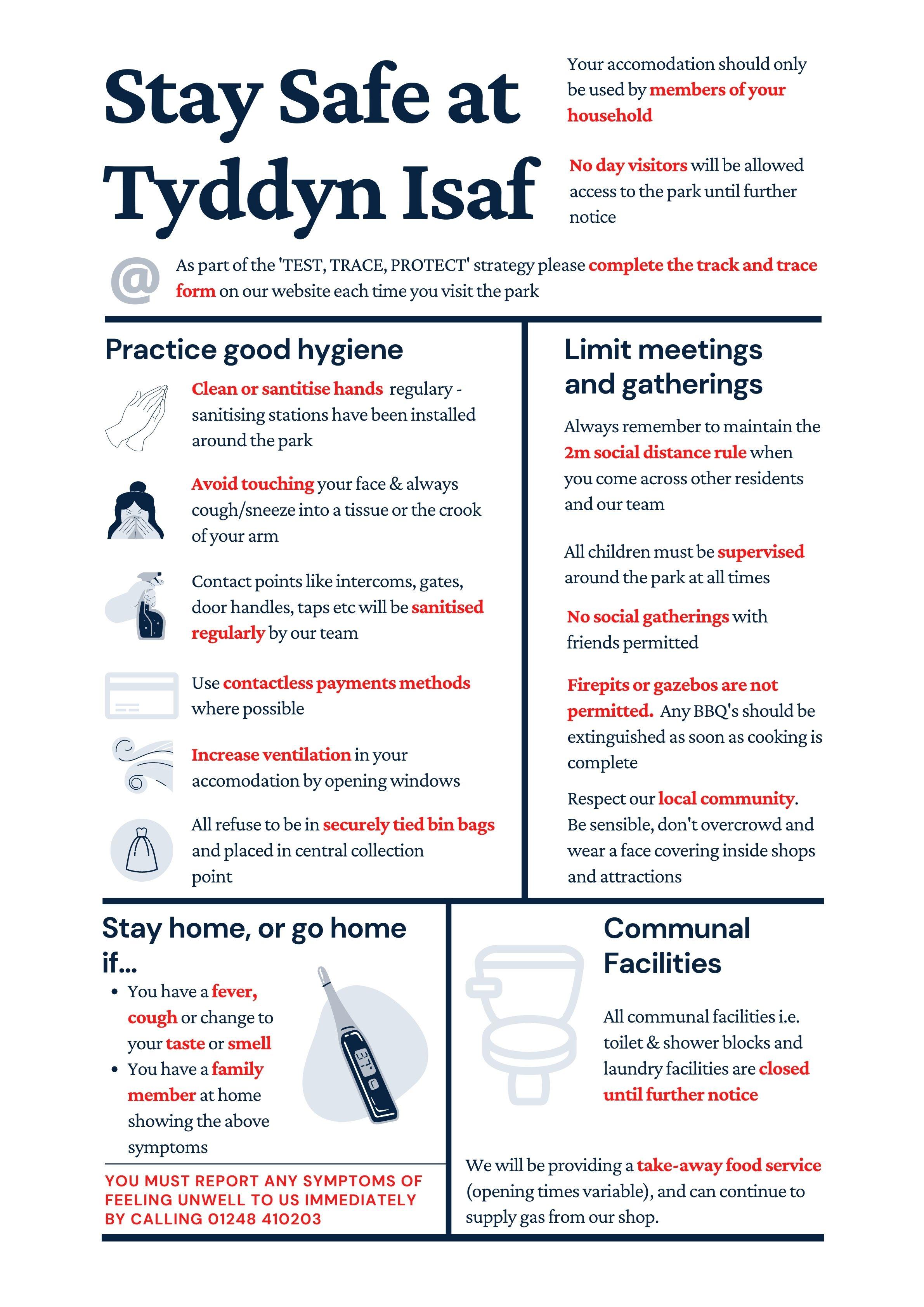 Stay safe at Tyddyn